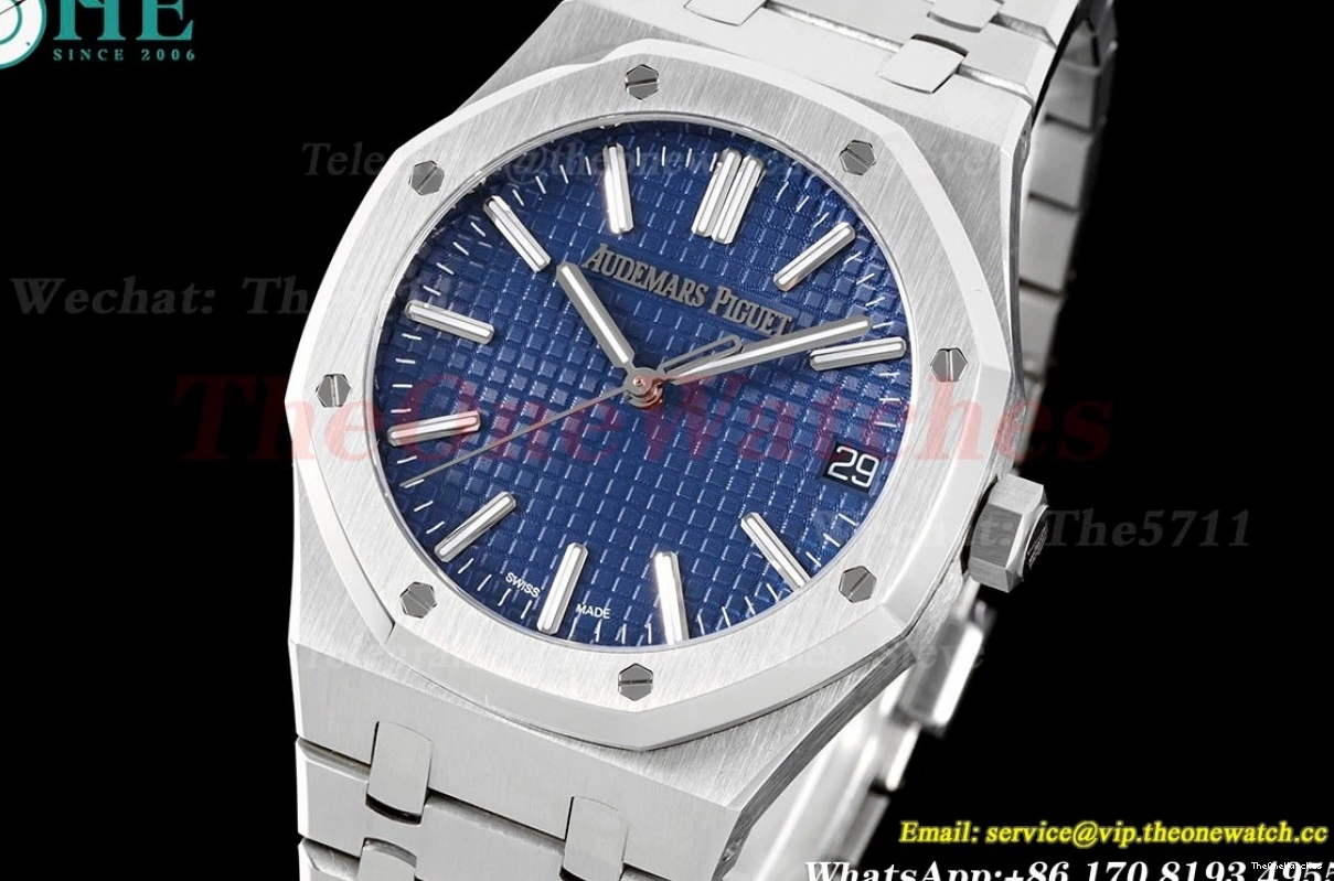 Oak Super 41mm Stk 15510 Royal A4302 APSF Clone SS SS Blue 0104
